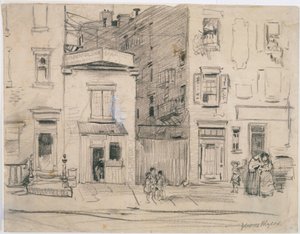 East 22nd Street, New York door Jerome Myers